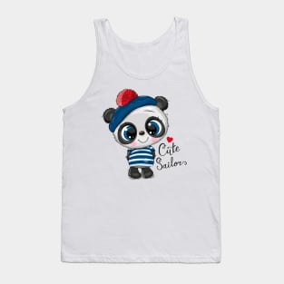 Cute Panda Tank Top